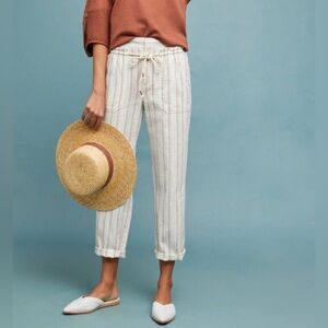 Anthropologie Seashore Striped Pants